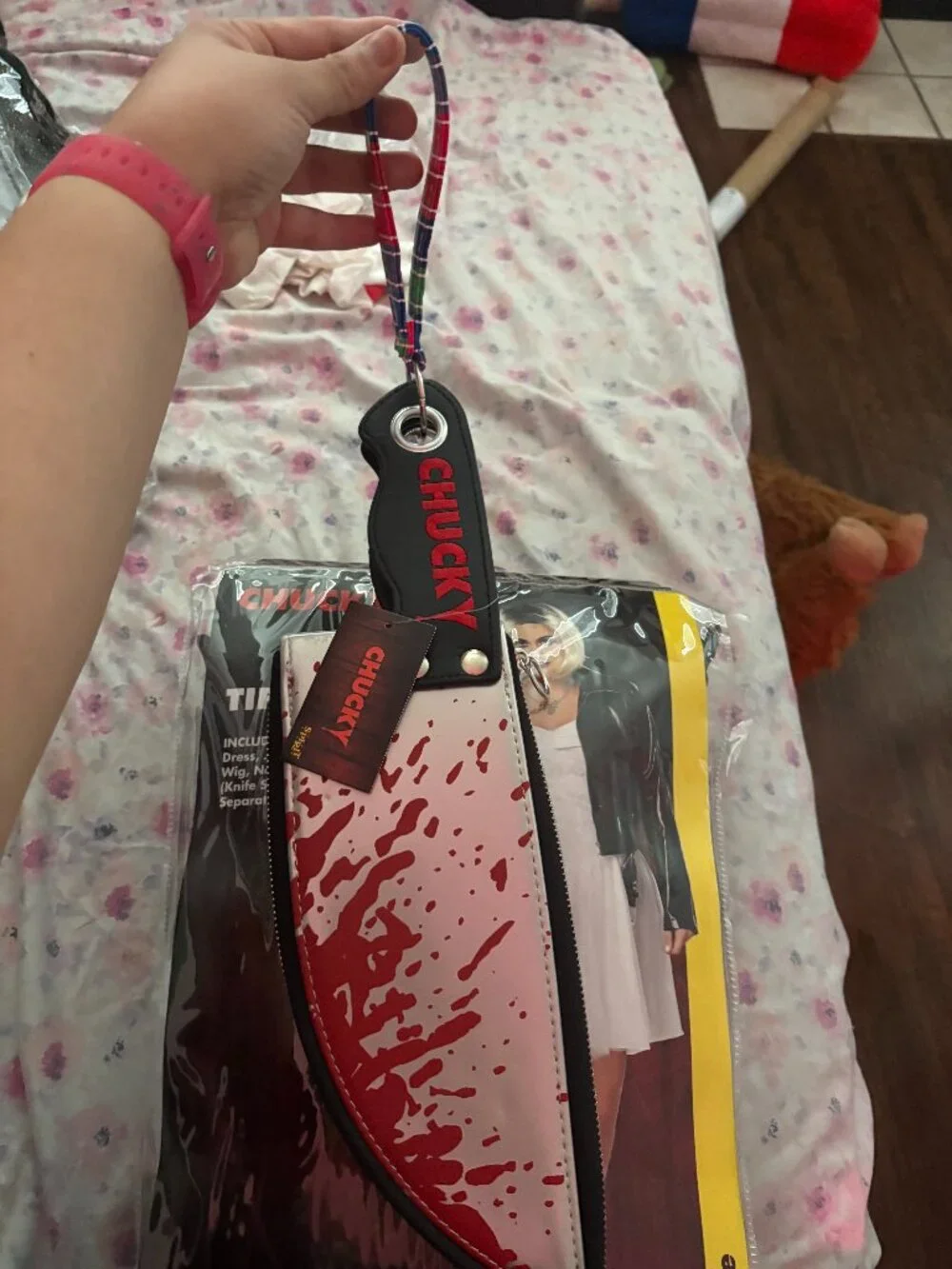 Chucky Knife Wristlet Bag